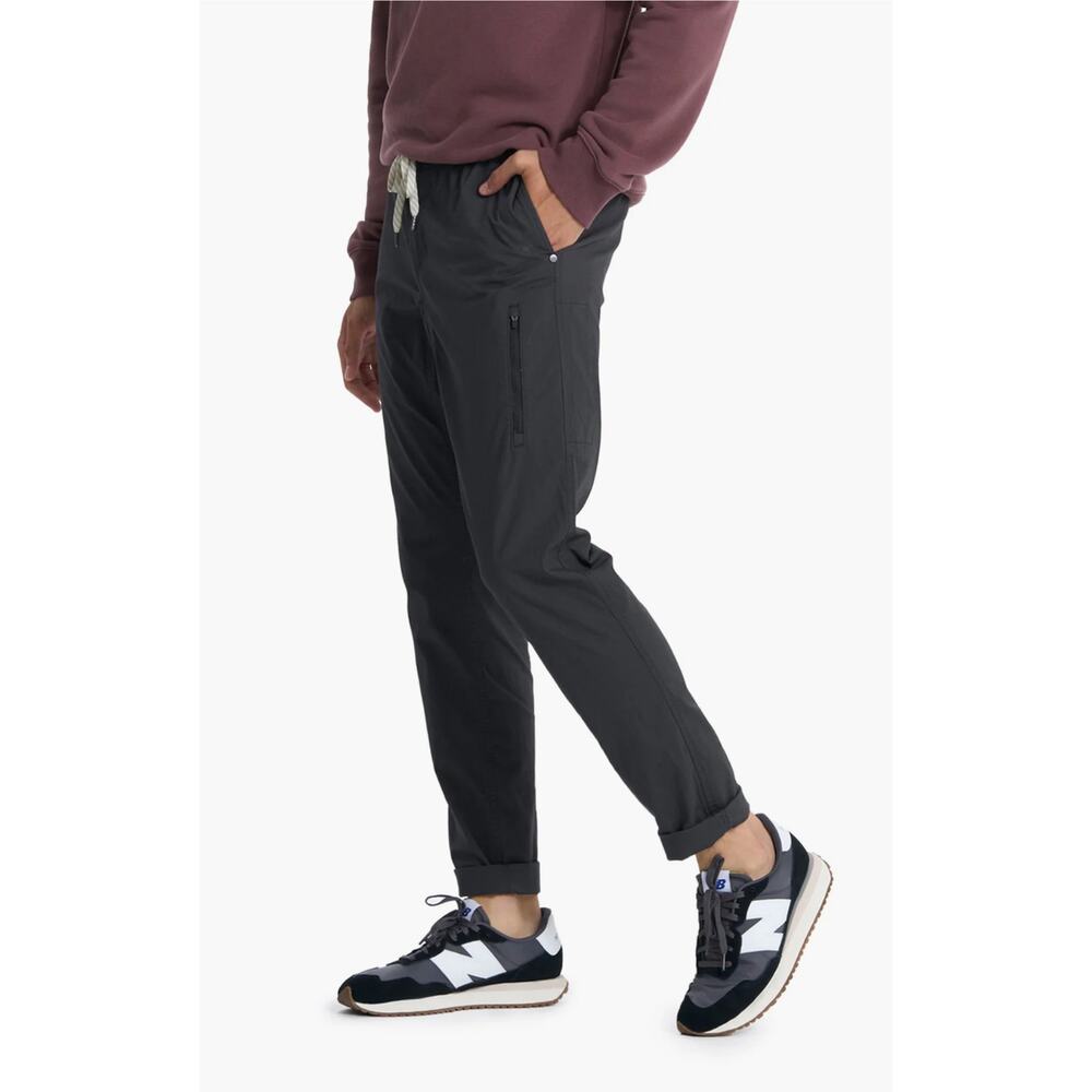 Vuori Organic Cotton Ripstop Pant Charcoal M Versatile Outdoors Comfy Casual